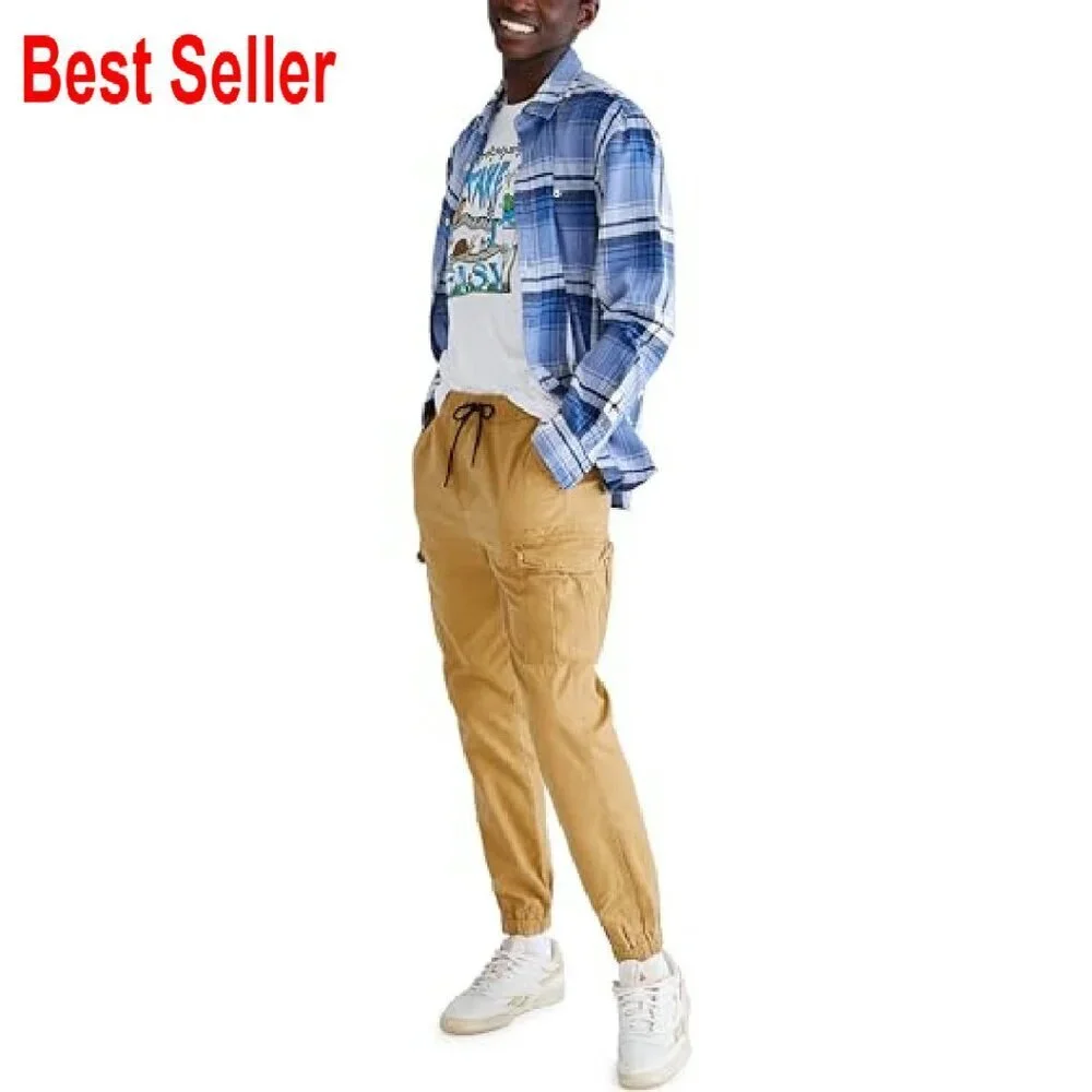 Relaxed Fit Cargo Jogger Pants Classic Casual Comfortable Y2K Style